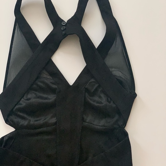 BEbe black  jumpsuit - Picture 4 of 6